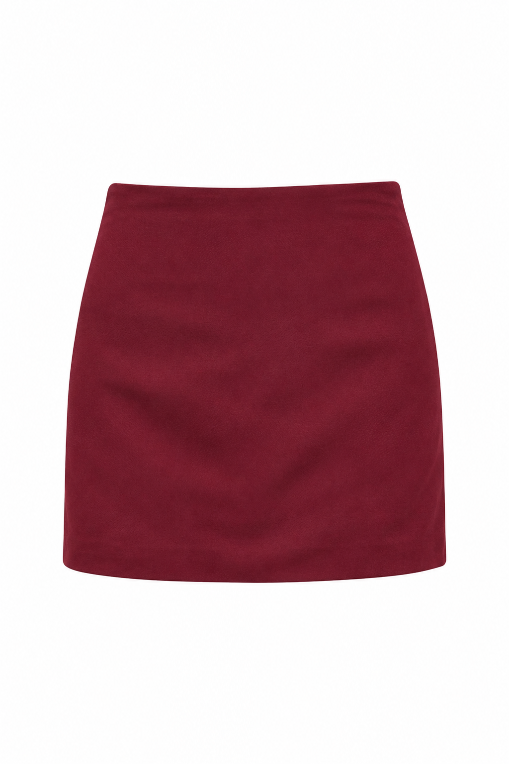 BORDO ŞORT ETEK
