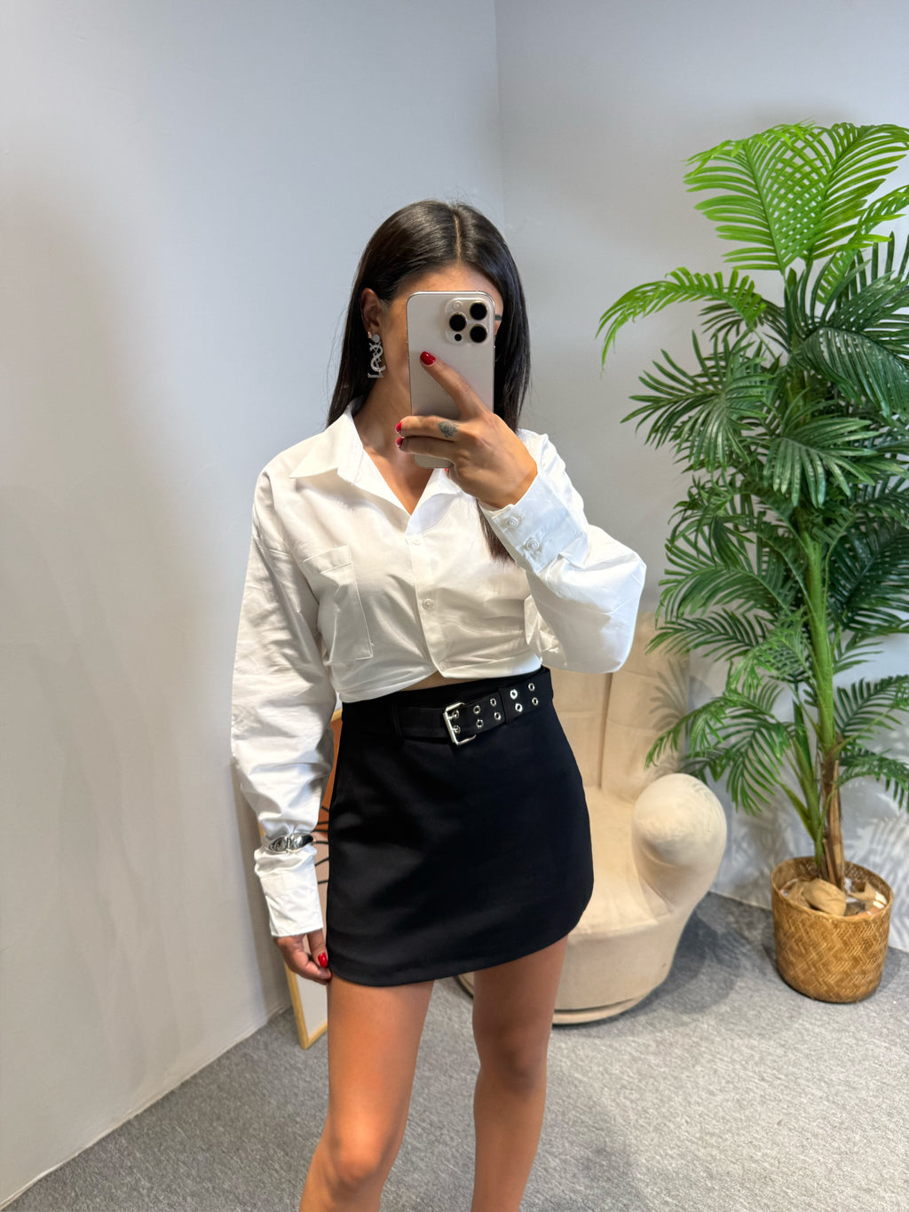 KEMERLİ ŞORT ETEK