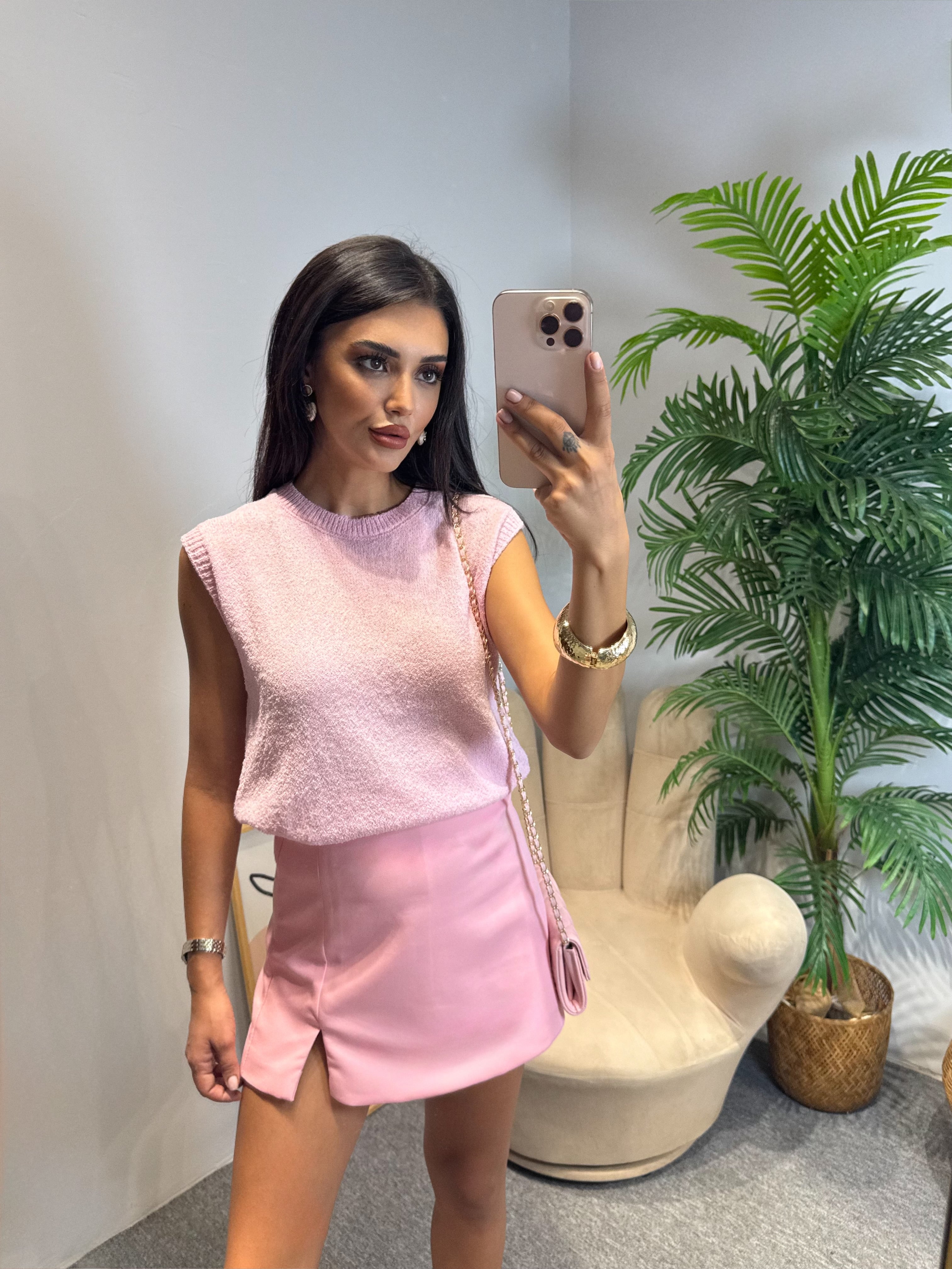 PEMBE ŞORT ETEK