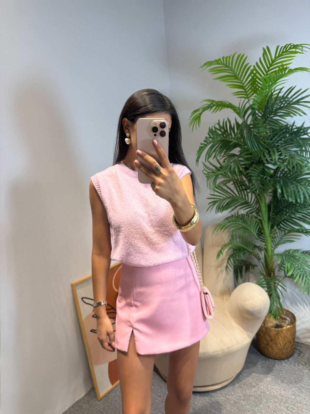 PEMBE ŞORT ETEK